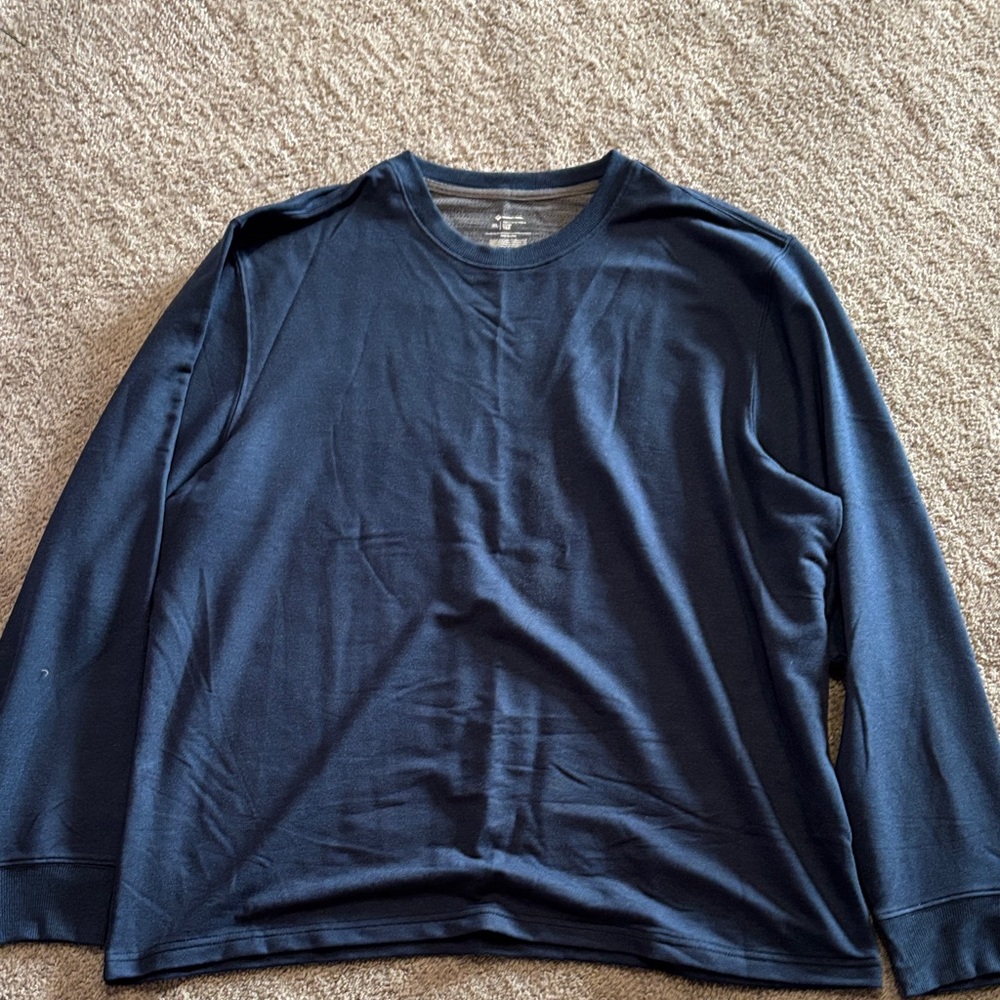 Men's Navy Long Sleeve Shirt